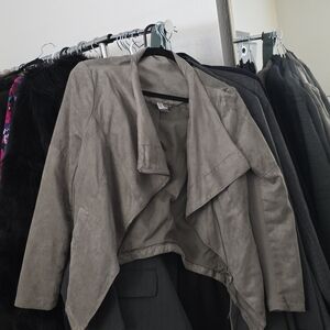 H&M Taupe faux suede